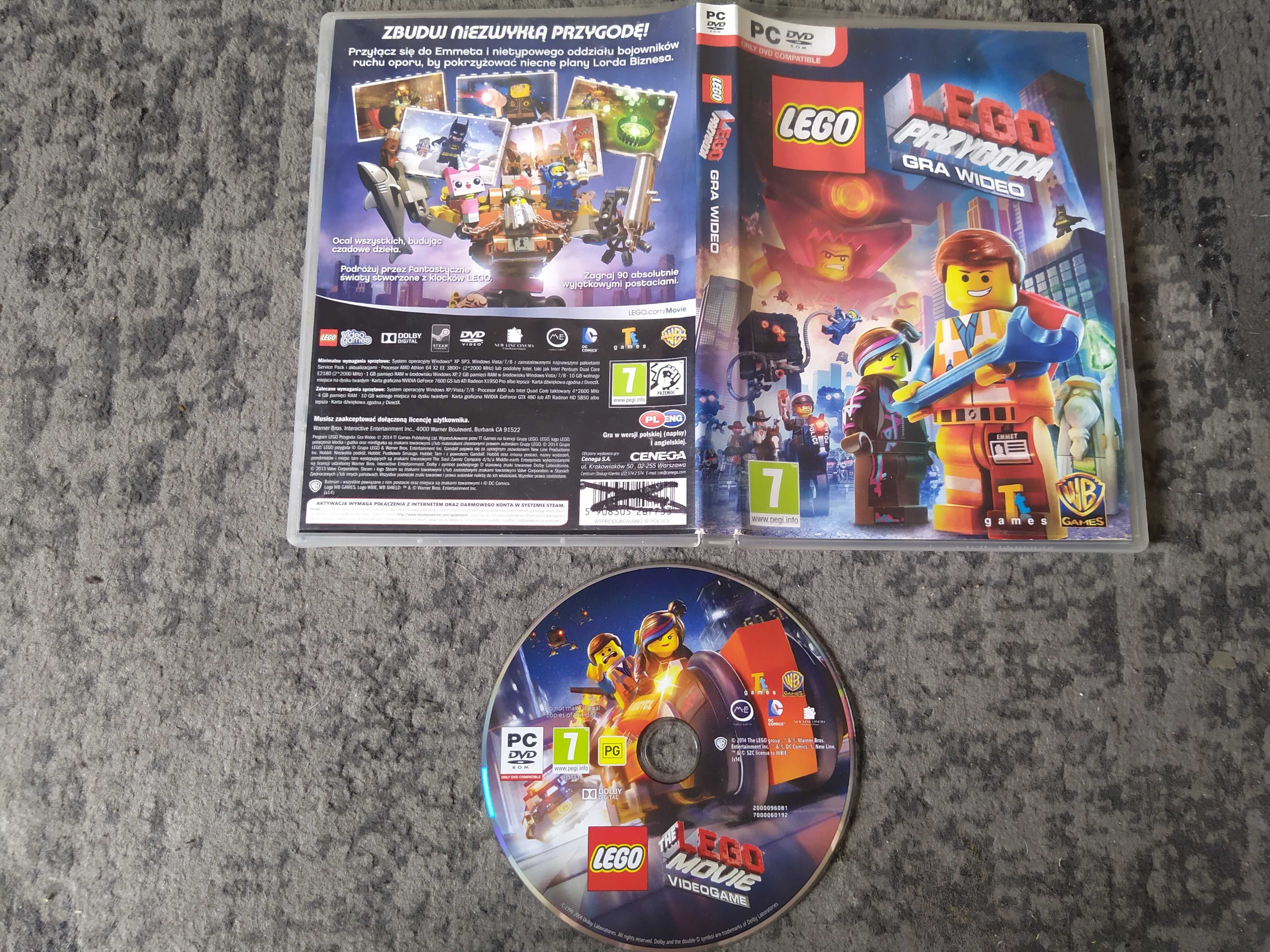 Lego Przygoda Gra Wideo PC DVD