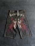 Jortsy Spodenki Full Haft Y2k OG Baggy Szerokie Opium