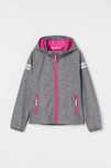 h&m kurtka softshell szara na polarze 152 nowa z metką