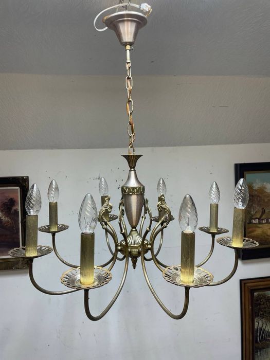 Люстра бронза 6654