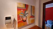 Quadro decorativo plantas corredor