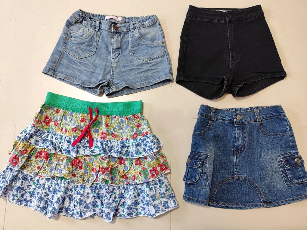Lote de Saias e Calções para Menina (11-12 anos)