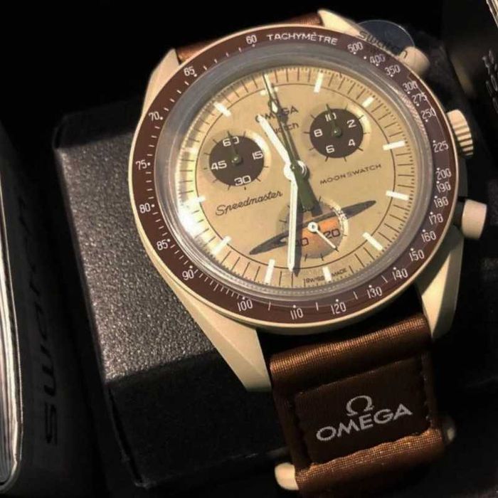 Mission to Saturn Watch - Omega x Swatch SO33T100 New Release