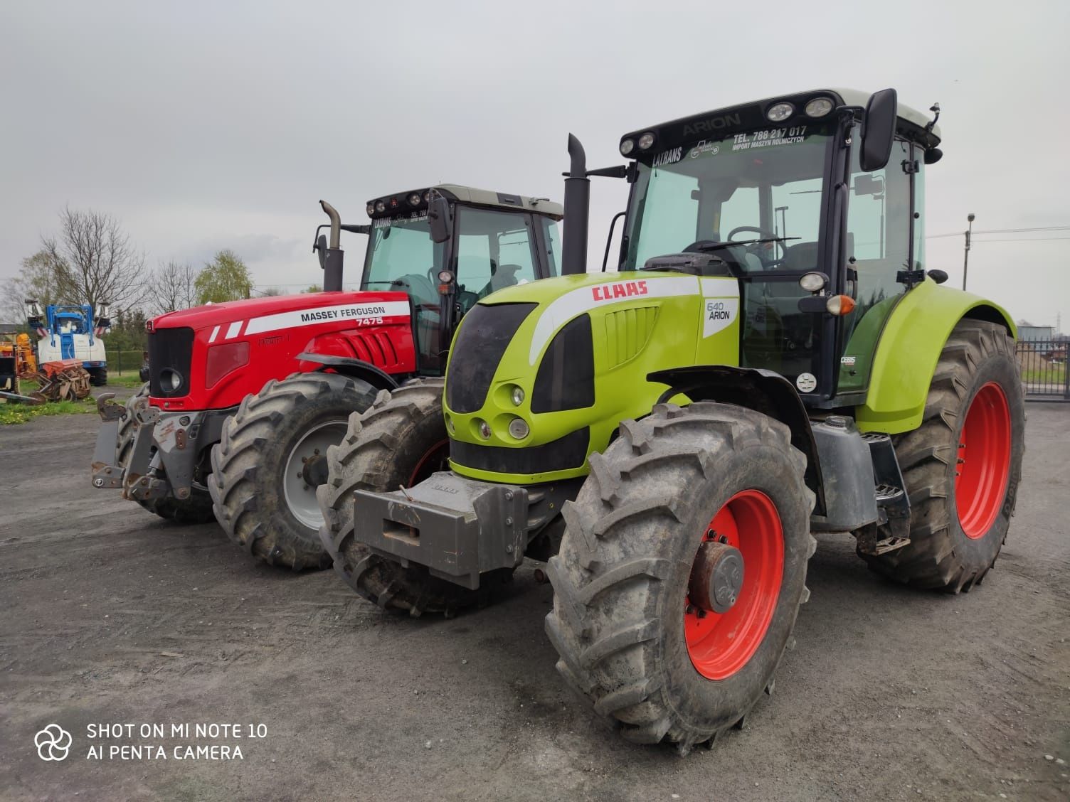 Claas Arion 640/  Pneumatyka/skrzynia biegów 50 km/1 h / import Niemcy