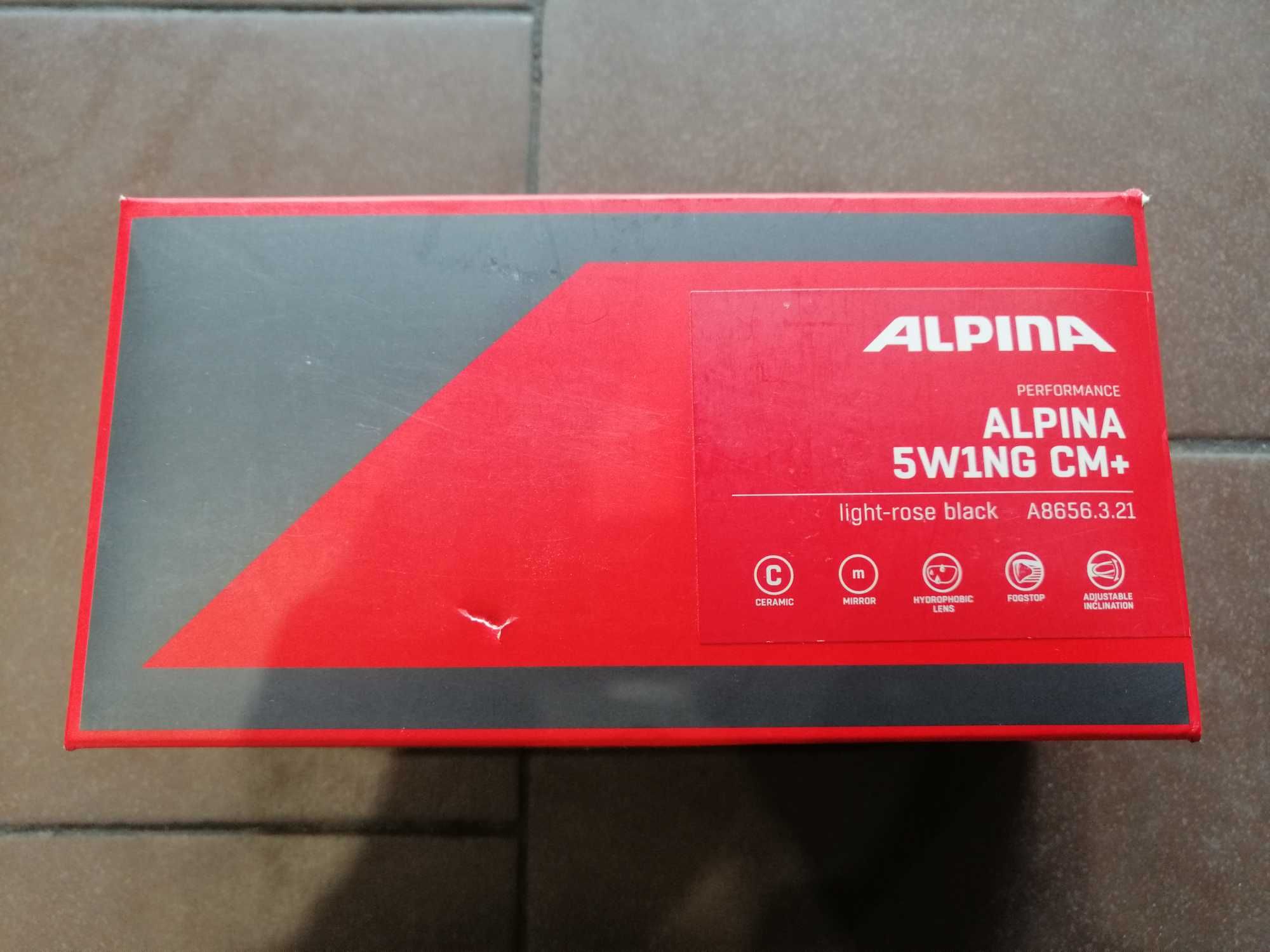 Powystawowe OKULARY ALPINA 5W1NG CM+ Light Rose Black Okazja!