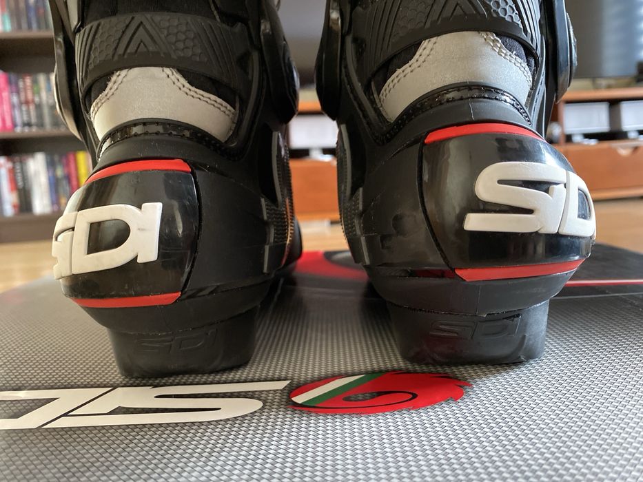 Buty motocyklowe wysokie Sidi Rex Air 41 dł Wkładki 26 cm - czarne