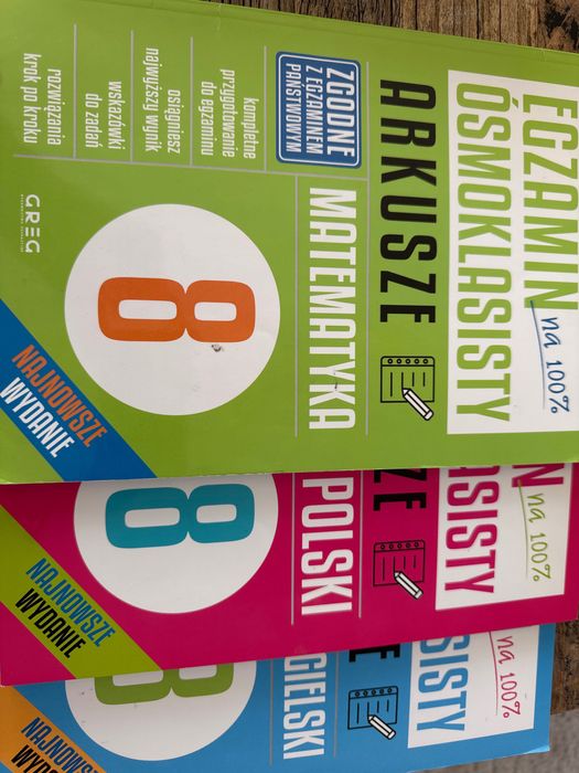 Egzamin ósmoklasisty arkusze GREG - język matematyka