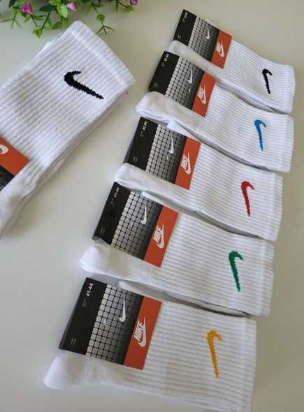 Носки мужские високі Nike Puma Adidas найк пума адідас кольорове лого