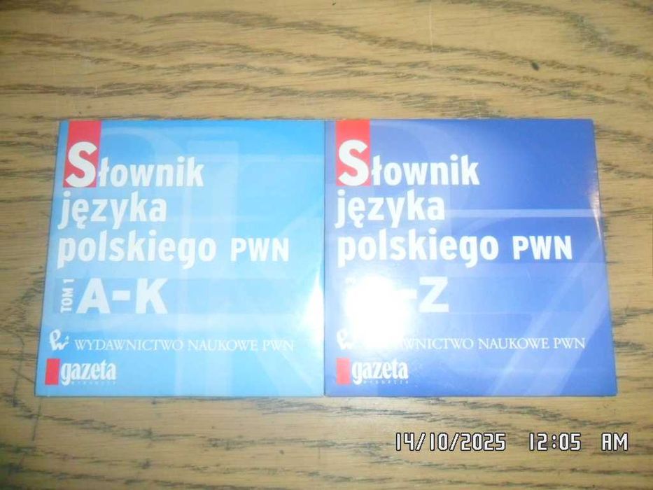 Słownik języka polskiego PWN Tom 1 A-K Tom 3 R-Z