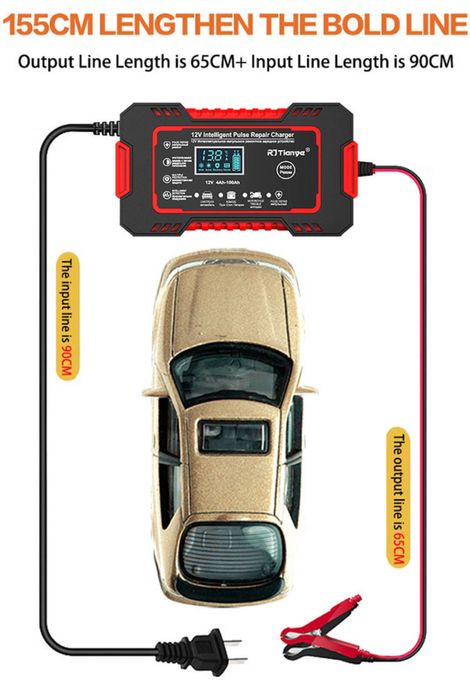 Інтелектуальний зарядний пристрій RJ Tianye 12B 6A