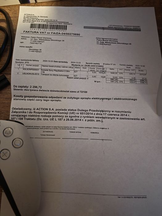 PlayStation 5 ps5 Slim Gwarancja Zamiana xbox one series ps4 3 switch