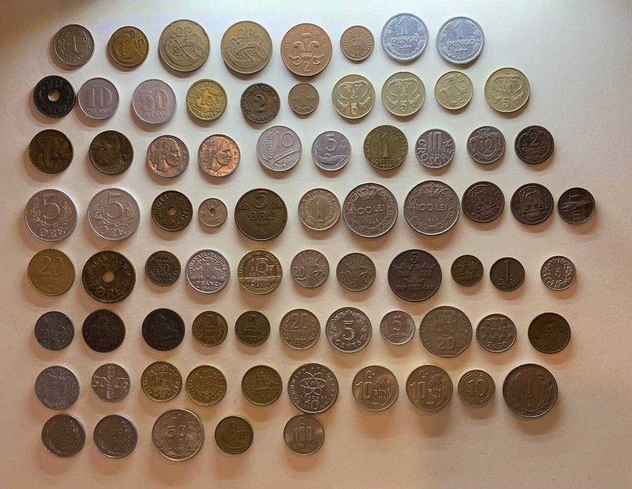Монеты  Европы разные
