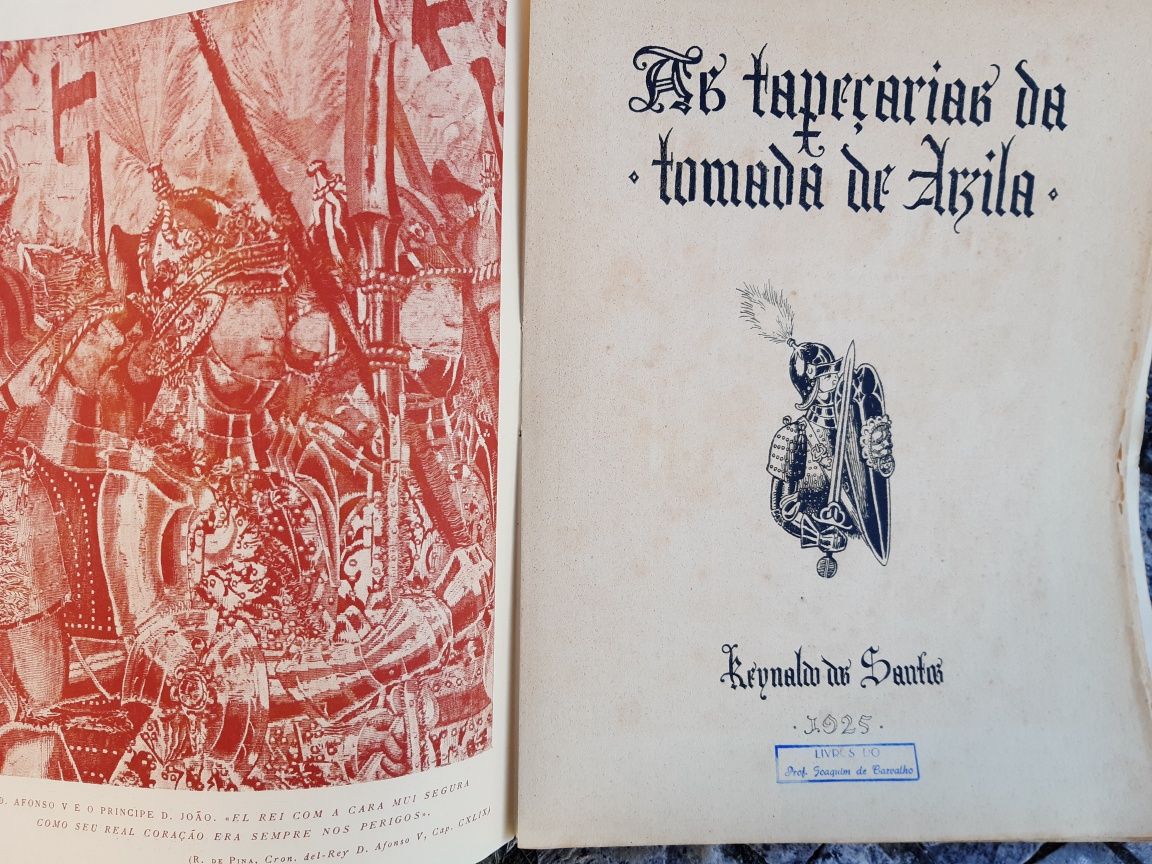 Raro livro "AS TAPEÇARIAS DA TOMADA DE ARZILA"