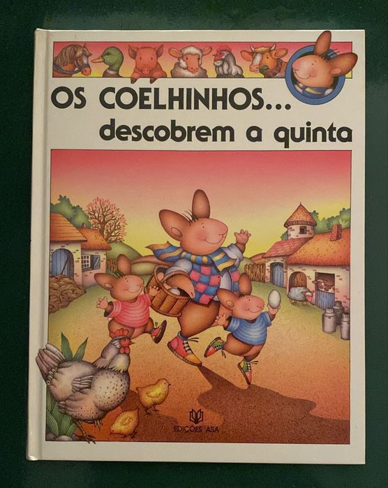 Livro Infantil “Os Coelhinhos… descobrem a quinta” – Ed. Asa