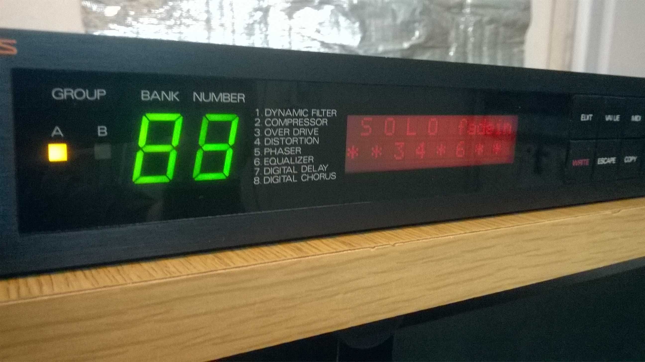 ROLAND GP 8 ROLAND FC 100 procesor efektow kontroler kabel RRC