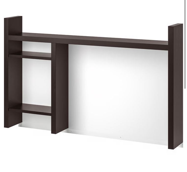 Módulo IKEA MICKE Add-on High preto/marrom