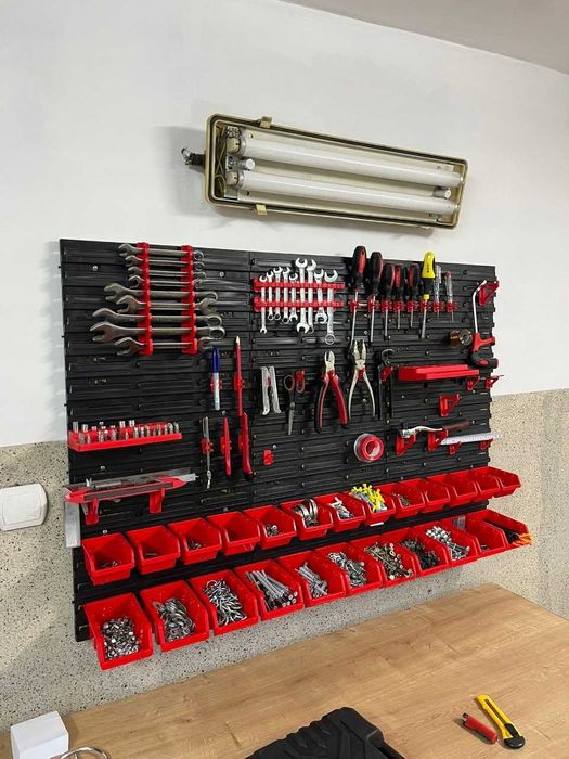 Tablica narzędziowa organizer ścienny 120x80 cm warsztat garaż