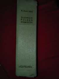 Słownik polsko niemiecki i drugi niemiecko polski 1952