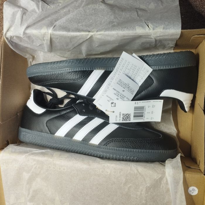 41,44,45,46. Шкіряні кросівки Adidas Fucking Awesome X Samba Black ID7