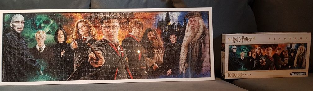 Puzzle w ramie: Harry Potter panorama 1000 szt