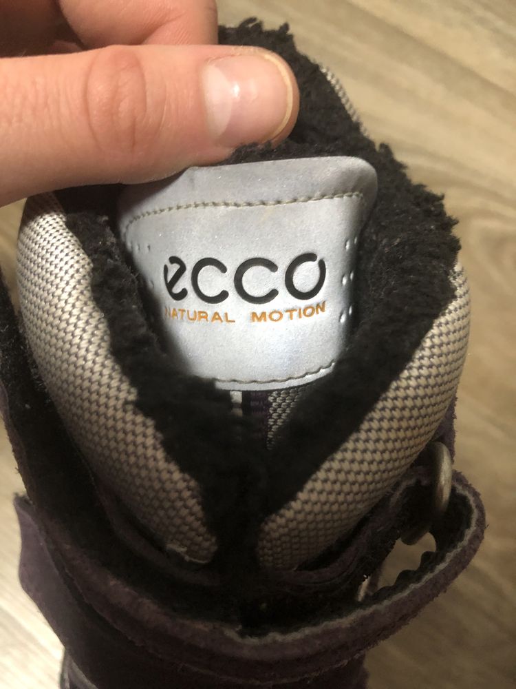 Ботиночки на девочку ECCO. Зима. GoreTex 31р.