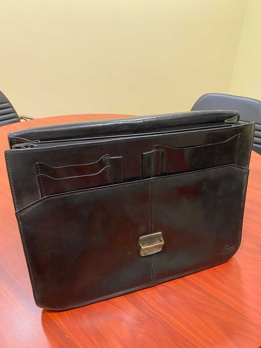 Mala de cabedal vintage LORPEL