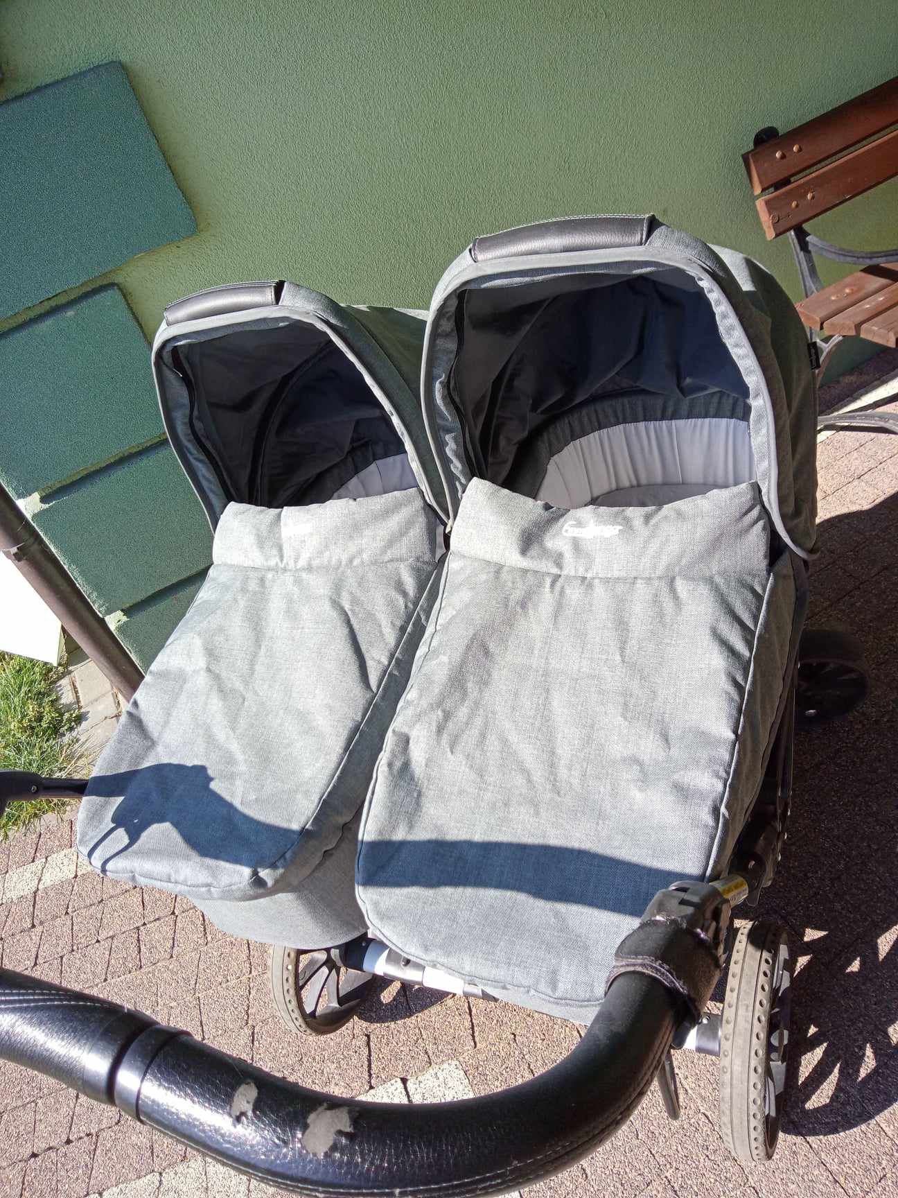 Wózek bliźniaczy 2w1