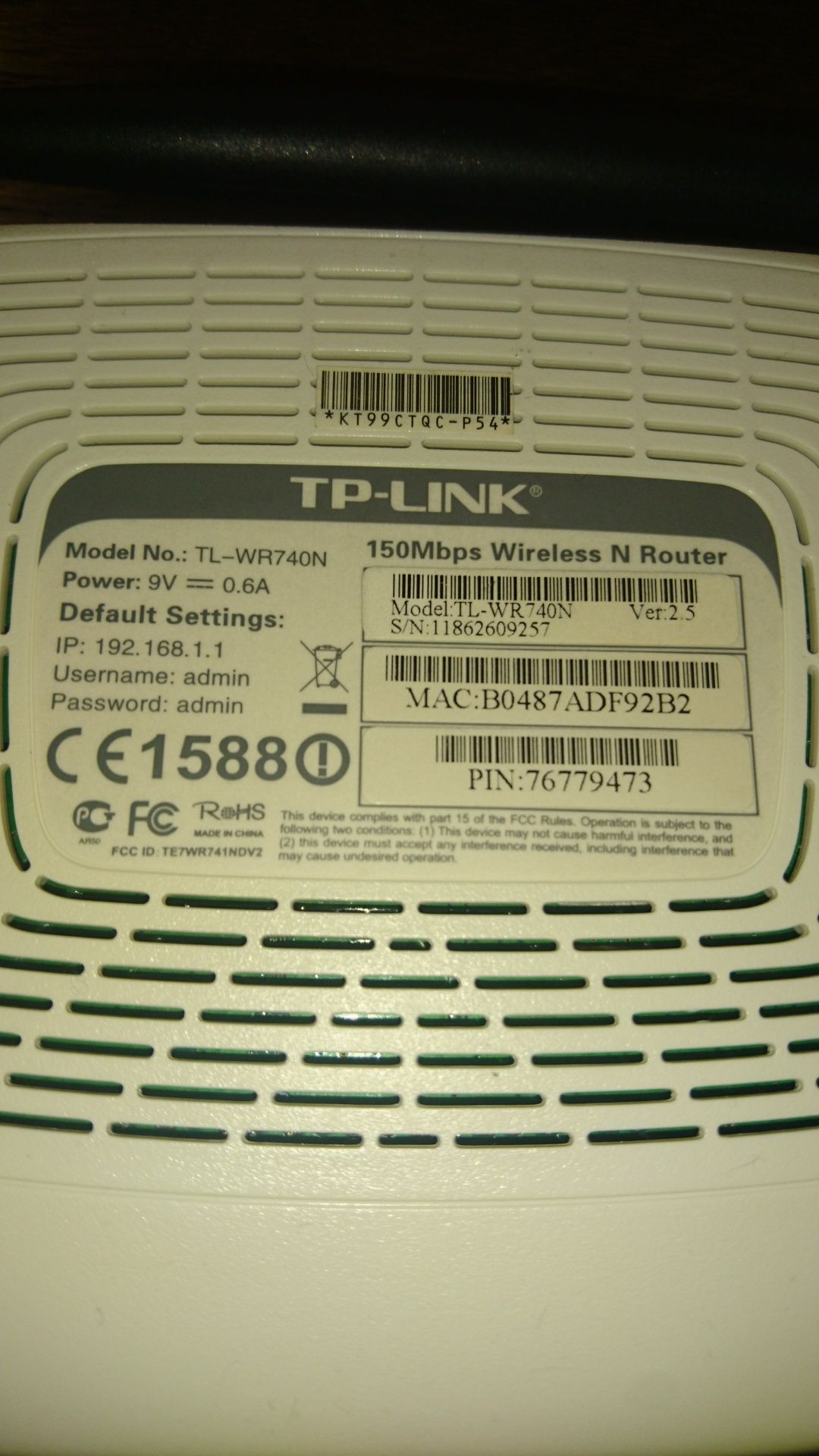 Router TP Link TL WR 740 N