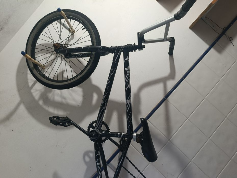 bmx diamond black sem a roda traseira