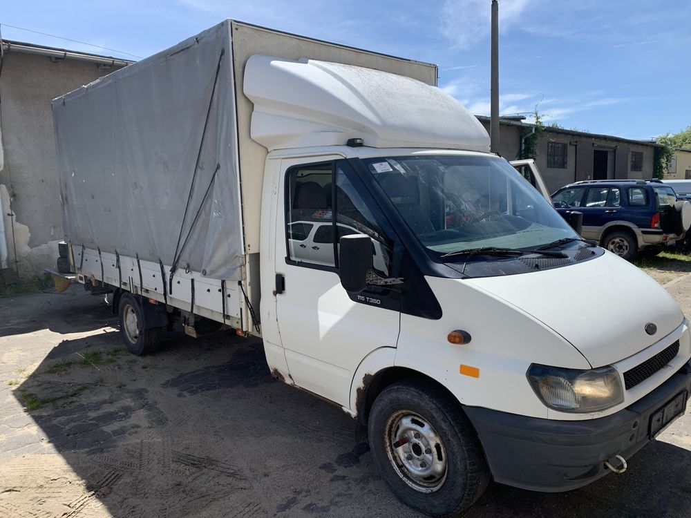 Ford Transit 2.4 350EF, plandeka z windą