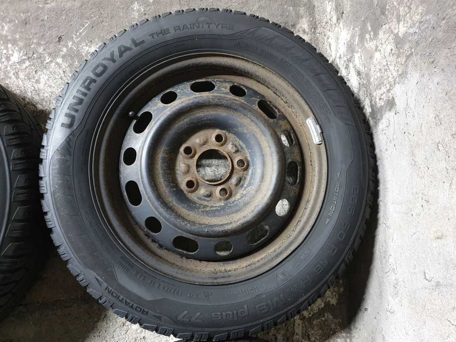 Felgi stalowe koła Mazda R16 5x114,3 opony zima 205/60R16 7,3mm