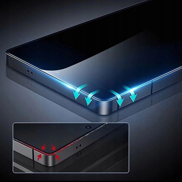 Szkło ESR 9H z filtrem prywatności do Samsung Galaxy S25 Ultra