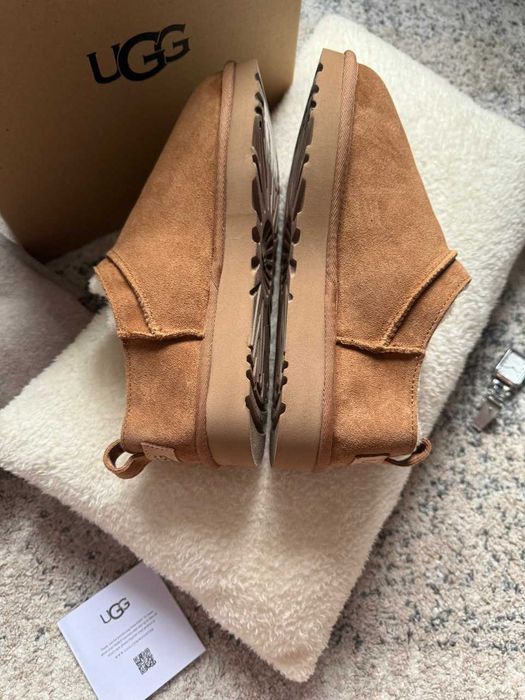 Жіночі зимові уггі UGG Classic Micro Chestnut (коричневі) u9923
