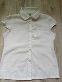 Koszula biała dziewczęce rozmiar 140