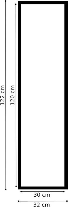 Nowe lustro /lusterko /prostokątne /ścienne /INSPIRE /32x122cm /2065