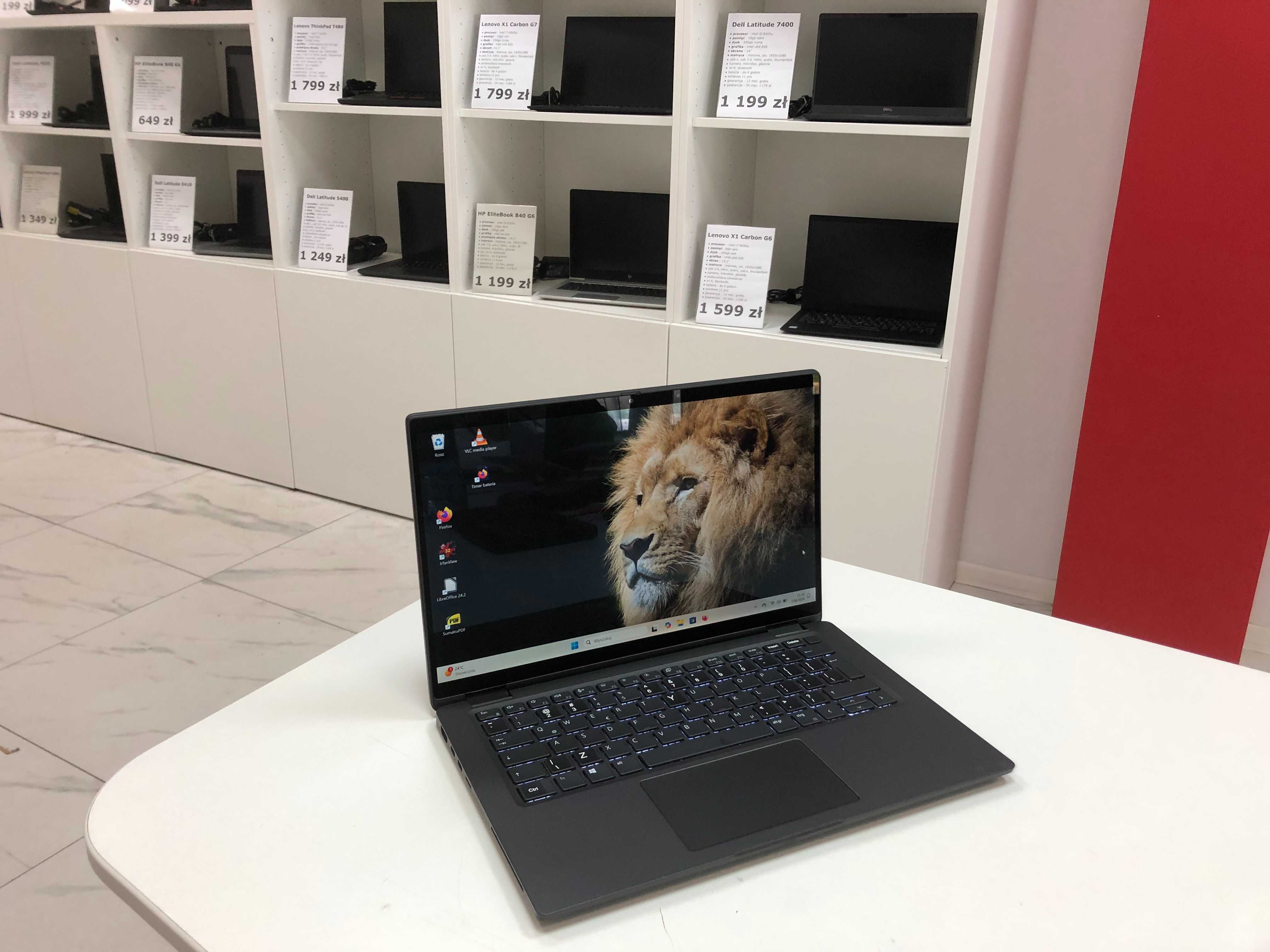 Rewelacyjny Dell Latitude 7410 2w1 i5-10gen 16GB 512SSD Dotyk IPS FHD