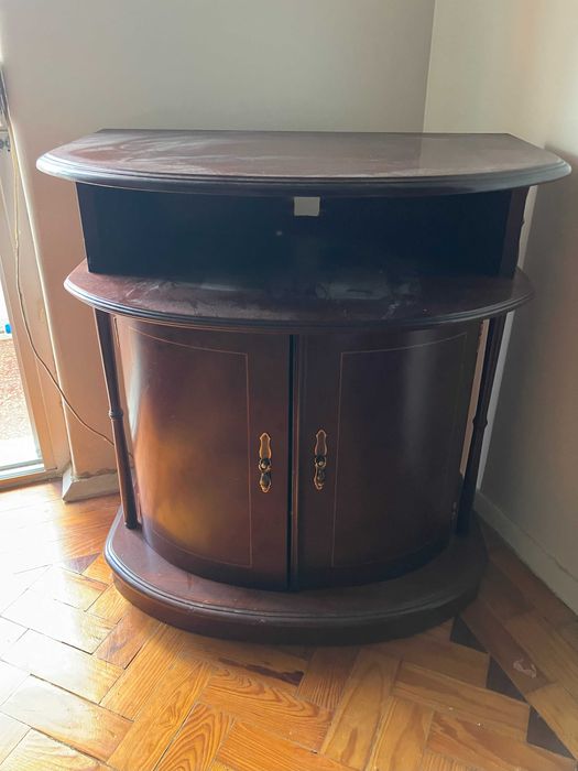 Móvel TV madeira com arrumação