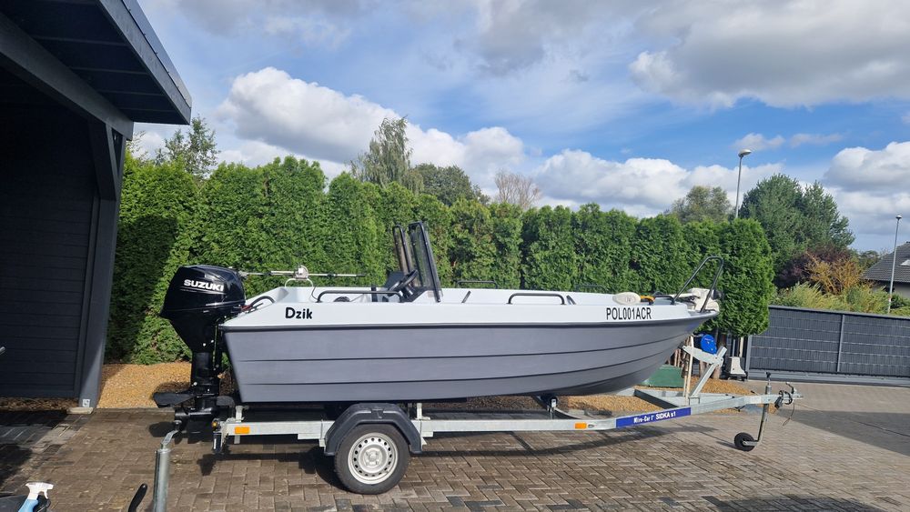 Łódź wędkarska Askeladden 450 silnik Suzuki DF30 2024