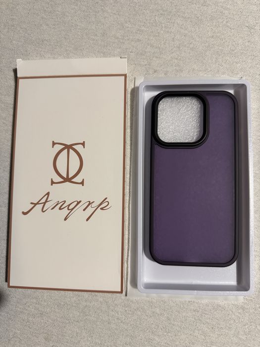 Capa Anqrp Roxa para iPhone 15 Pro