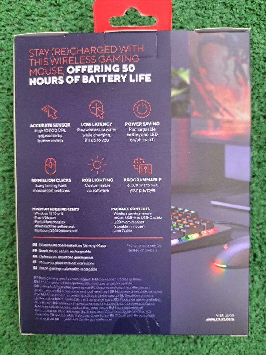 Mysz gamingowa Trust REDEX Wireless
