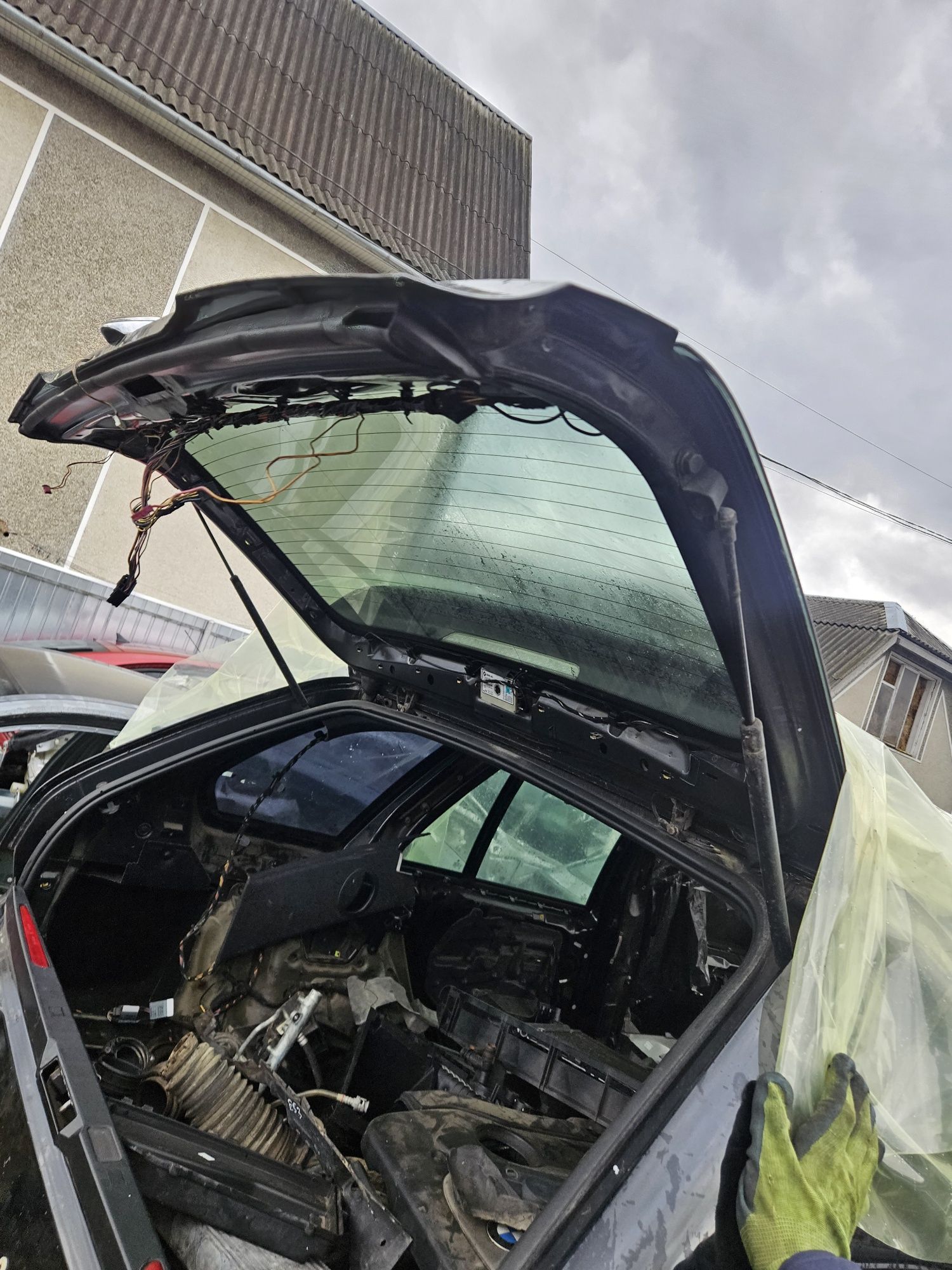 Кришка багажника Скло БМВ Х5 Е53 BMW X5 E53 Ляда Кляпа Дверка Дверь