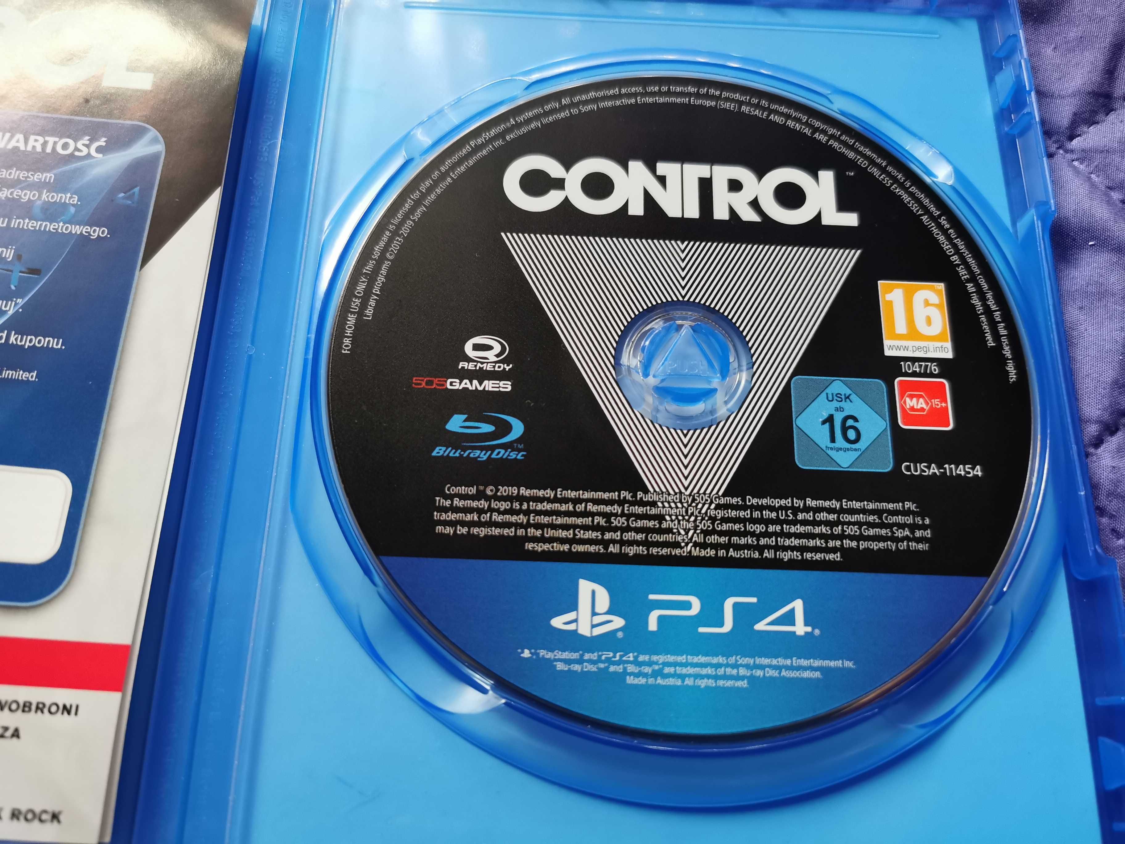 CONTROL - PL - PS4 (używana)