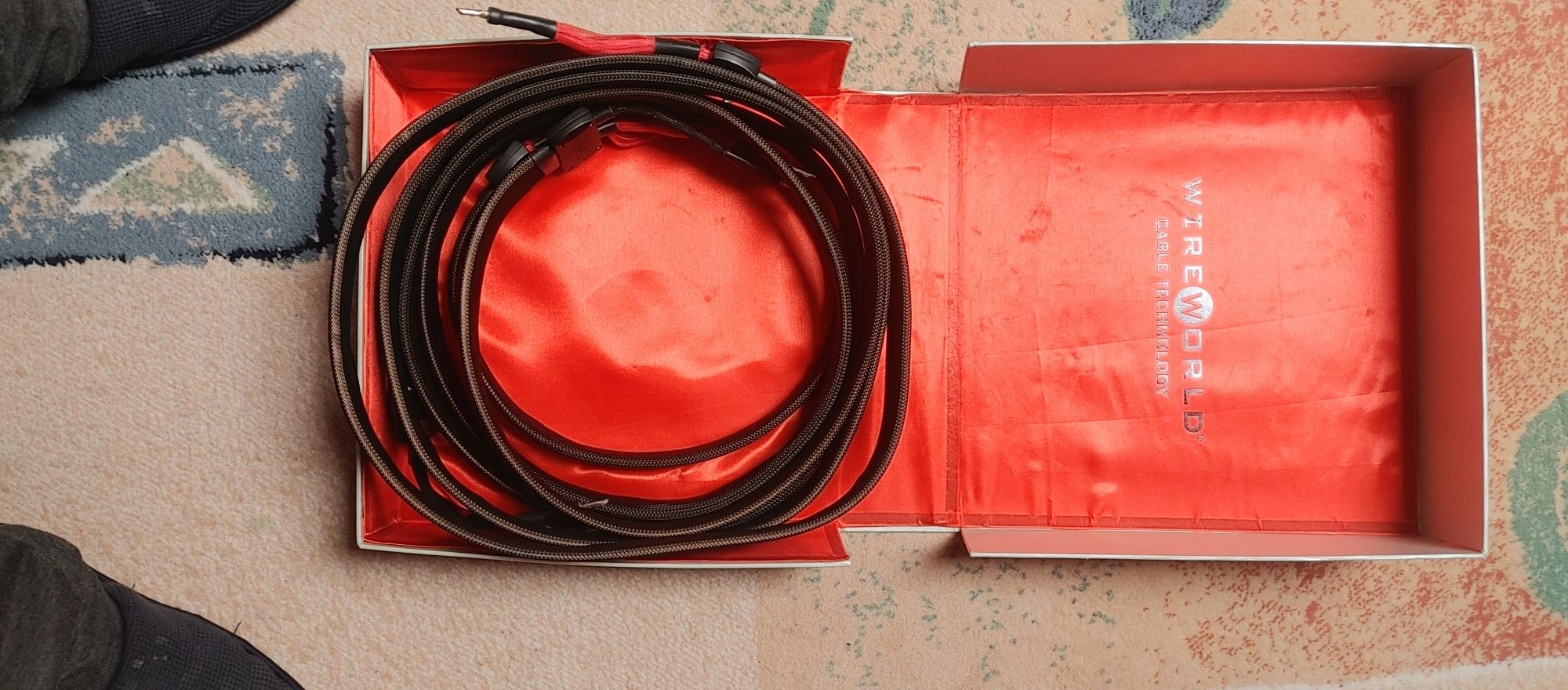 Sprzedam kable głośnikowe firmy WIREWORLD. ECLIPSE 6, 2 × 3 m