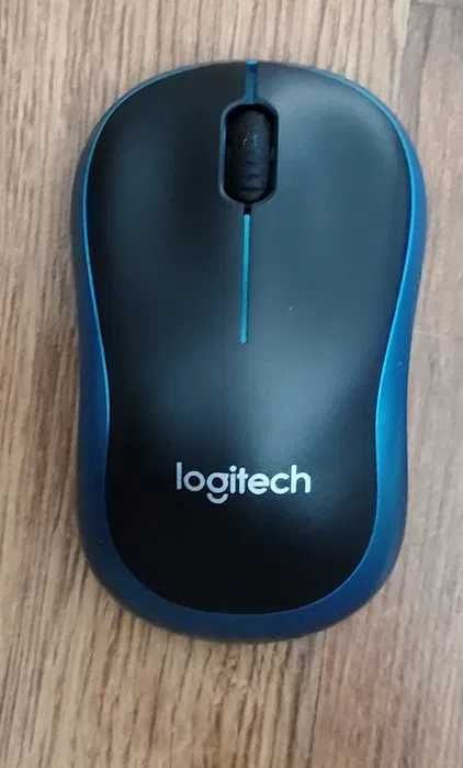 Logitech M185 czarno-niebieska - nowa