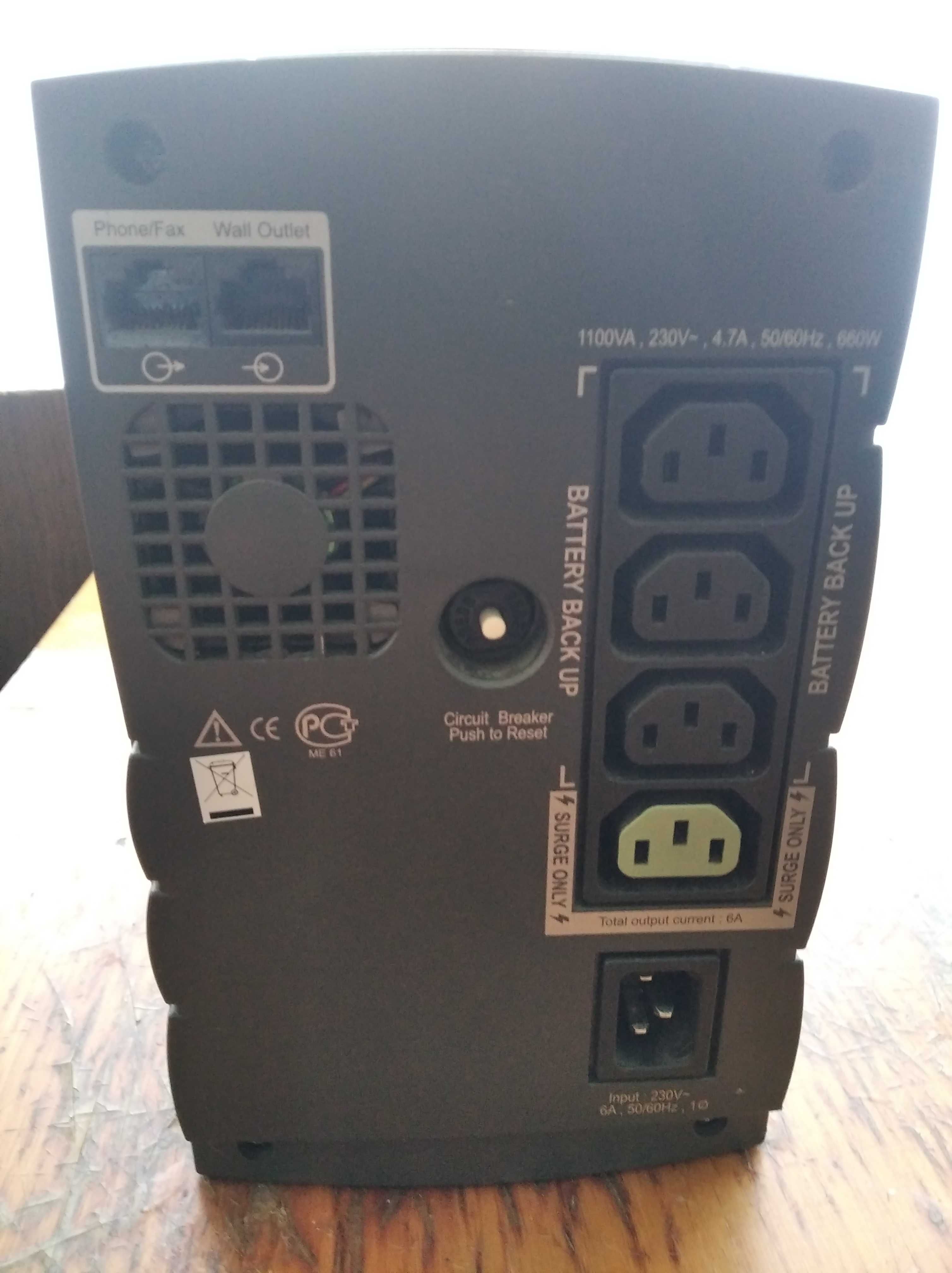 APC Back-UPS RS 1100 повністю робочий! (ИБП/ДБЖ, УПС)