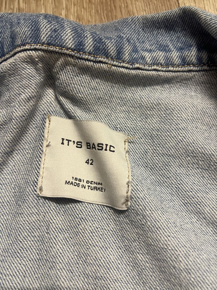 Джинсовий піджак оверсайз як zara