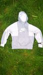 Bluza NIKE biało szara