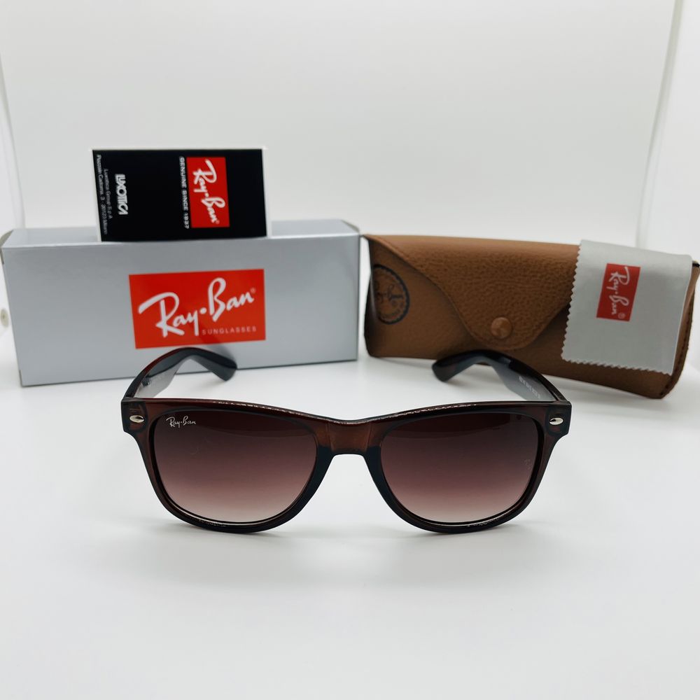 Солнцезащитные очки Ray Ban Wayfarer 2140 Glossy Brown|Brown Gradient