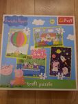Memory + puzzle - Gry Memory Peppa oraz puzzle 4w1