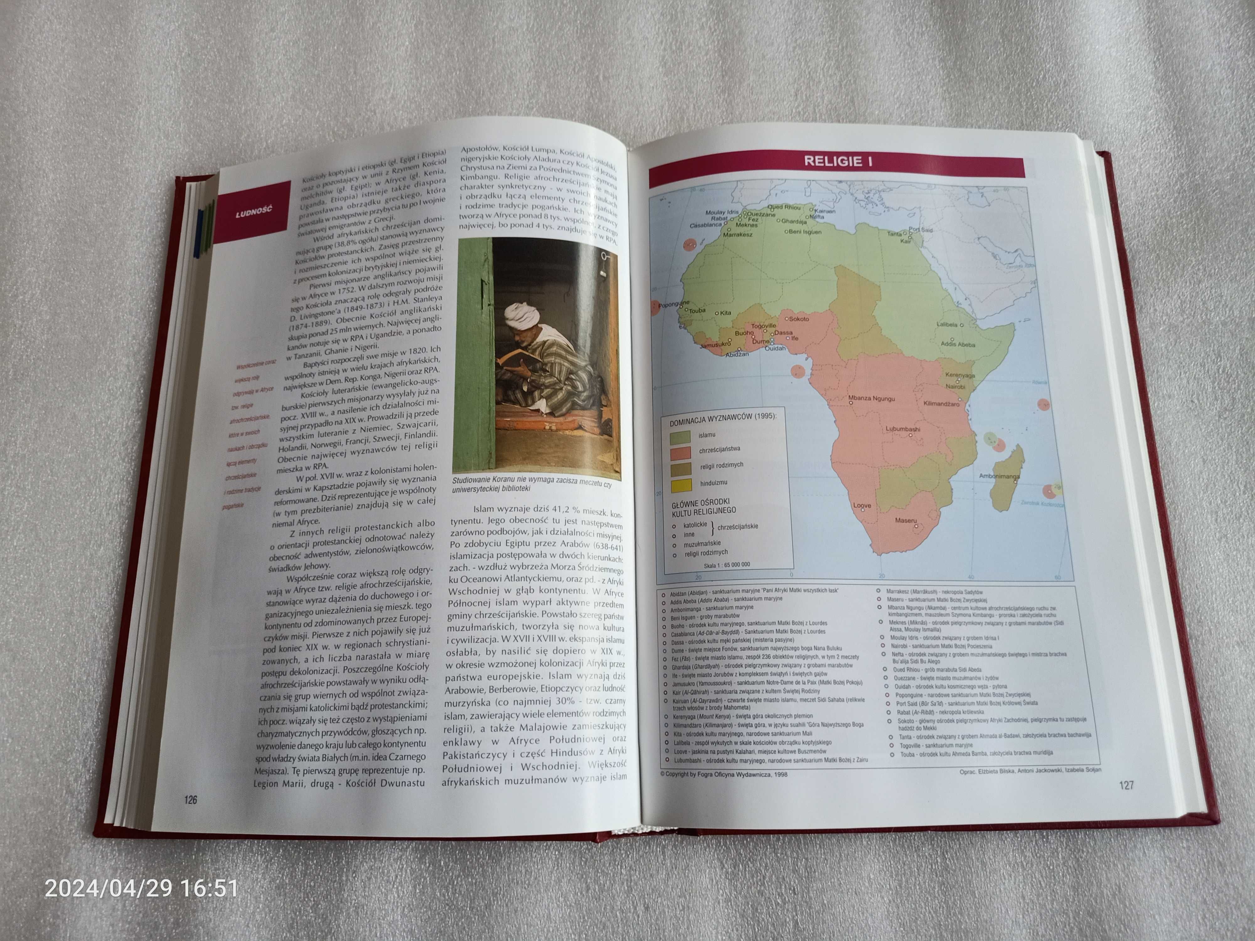 Przeglądowy Atlas Świata Afryka